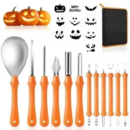 zestaw-halloweenowy-do-rzezbienia-dyni-wzory-24el-profesjonalny-kit