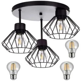 lampa-wiszaca-sufitowa-zyrandol-pokoju-3x-zarowka