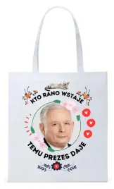 smieszny-pis-kaczynski-torba-eco-biala-shopper-z-nadrukiem-ze-zdjeciem
