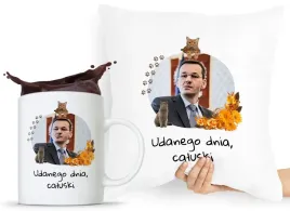 zestaw-poduszka-kubek-prezent-mateusz-morawiecki-z-nadrukiem-ze-zdjeciem