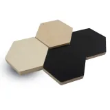 panele-scienne-hexagon-3d-drewno