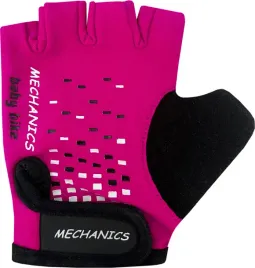 rekawiczki-rowerowe-dla-dzieci-mechanics-kitty-rozowe-rozm-5