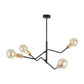 giro-lampa-wiszaca-moc-max-4x60w-e27-czarno-zlota