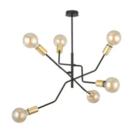 giro-lampa-wiszaca-moc-max-6x60w-e27-czarno-zlota