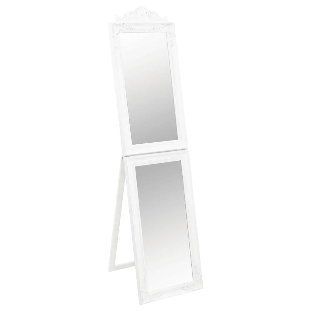 lustro-wolnostojace-biale-50x200-cm