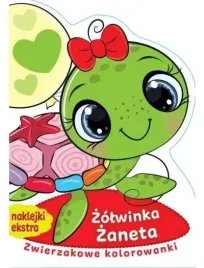 zwierzakowe-kolorowanki-zolwinka-zaneta