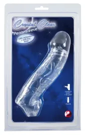 crystal-clear-transparent-rekaw-wydluzajacy-z-mankietem-23-cm-tpe