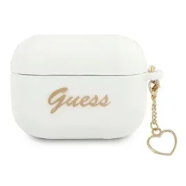 guess-guaplschsh-airpods-pro-cover-bialy-white-silicone-charm-collection