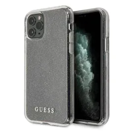 guess-guhcn65pcglsi-iphone-11-pro-max-srebrny-silver-hard-case-glitter