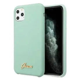 guess-guhcn65lslmgg-iphone-11-pro-max-zielony-green-hard-case-silicone-vint