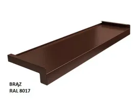parapet-stal-zewnetrzny-ral8017-braz-350mm-najtaniej-na-rynku