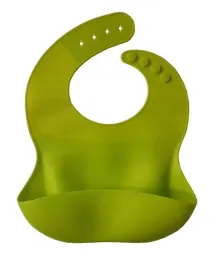 silikonowy-sliniak-z-kieszonka-gladki-zielony