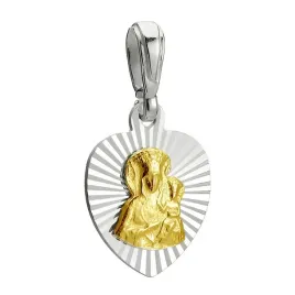 medalik-srebro-925-wisiorek-pozlacana-figurka-matki-boskiej-czestochowskiej