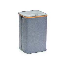 zeller-kosz-na-pranie-33x55cm-plotno-bambus-szary