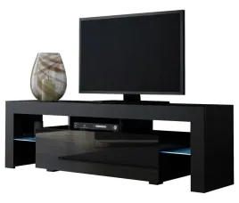 szafka-rtv-komoda-160cm-czarny-mat-czarny-polysk-stojaca-m160
