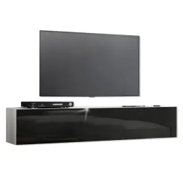 szafka-rtv-komoda-160cm-bialy-mat-czarny-polysk-wiszaca-k160