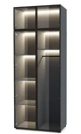 szafa-z-nadstawka-szklane-drzwi-100-cm-czarna-olena-dk