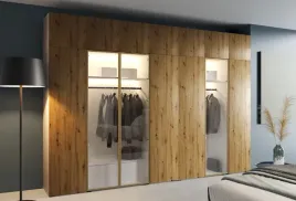 nowoczesna-szafa-350-cm-dab-artisan-szklo-rozne-kolory-olena-dk