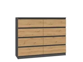komoda-120-nowoczesna-8-szuflad-antracyt-artisan
