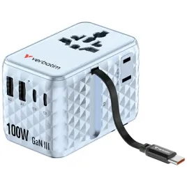 verbatim-adapter-podrozny-eu-uk-us-gan-2xusb-c-2xusb-a-1xusb-c-pd-100w-ni