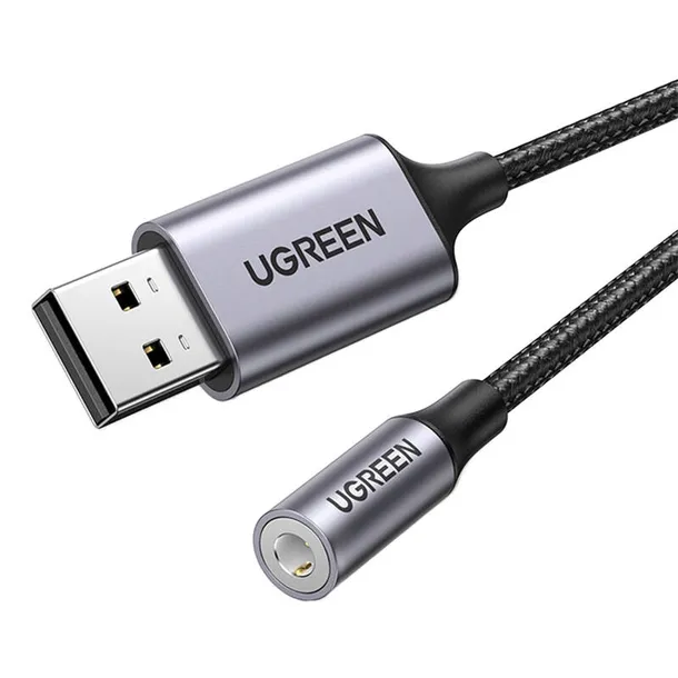 adapter-audio-ugreen-cm477-usb-do-mini-jack-3-5mm-aux-szary-stan-nowy