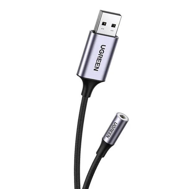 adapter-audio-ugreen-cm477-usb-do-mini-jack-3-5mm-aux-szary-stan-nowy