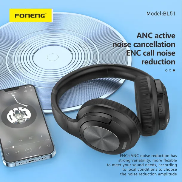 foneng-sluchawki-bluetooth-bl51-anc-enc-bezowe