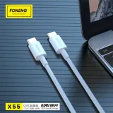 foneng-kabel-x55-typ-c-na-typ-c-pd-60w-2-metry-bialy