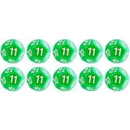 zestaw-10-kostek-k12-rpg-zielona-kosc-dwunastoscienna