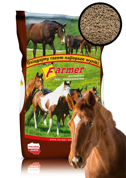 Pasza dla koni FARMER  granulat 25 KG  SPER JAKOŚĆ
