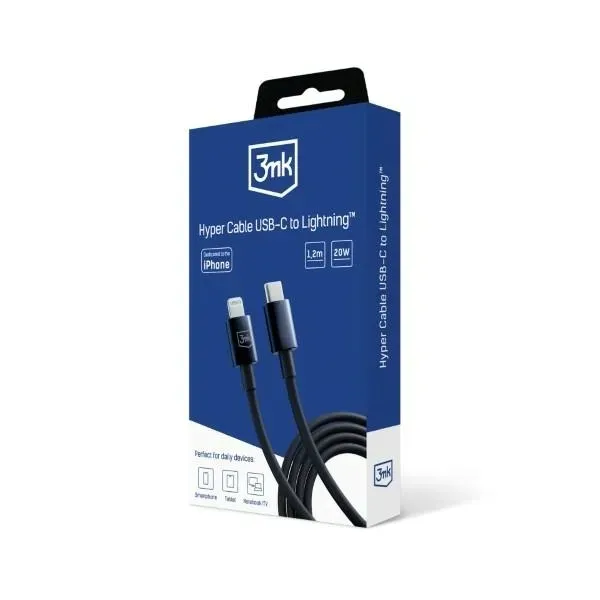 3mk-hyper-cable-usb-c-lightning20w-1-2m-czarny-black-kabel-produkt-wprowadzony-do-obrotu-na-terenie-ue-przed-13-12-2024-tak