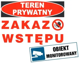 znak-teren-prywatny-zakaz-wstepu-tabliczka-obiekt-monitorowany-300x100