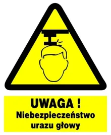 zoo-14-uwaga-niebezpieczenstwo-urazu-glowy-znak