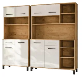 zestaw-bufetow-kuchennych-wigo-kredens-200-cm-dab-lancelot-i-bialy-polysk