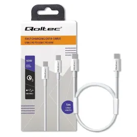 qoltec-kabel-usb-2-0-typ-c-usb-2-0-typ-c-60w-qc-3-0-pd-1m-bialy
