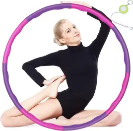 kuyou-20070-hula-hoop-fitness-regulowane-48-88-cm-rozowo-fioletowe