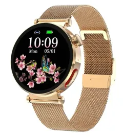 smartwatch-damski-sayberg-butterfly-amoled-pomiar-glukozy-ekg-temperatura