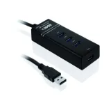 hub-usb-3-0-iuh3fb-4xusb-3-0-czarny-stan-nowy