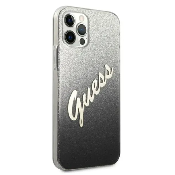 guess-glitter-gradient-script-etui-iphone-12-pro-max-czarny-stan-nowy