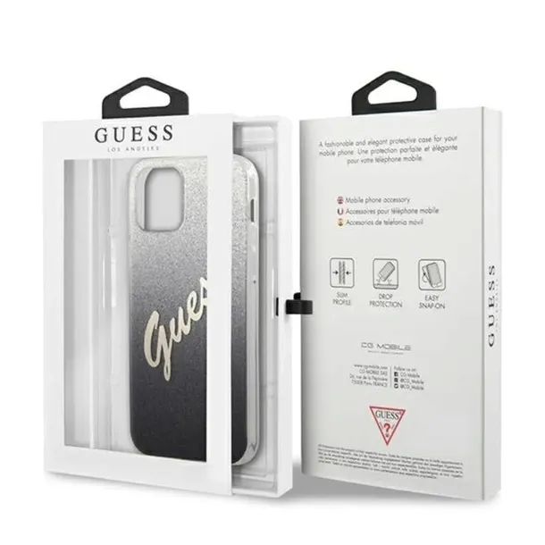 guess-glitter-gradient-script-etui-iphone-12-pro-max-czarny-stan-nowy