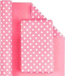 papier-do-pakowania-prezentow-kolor-rozowy-wzor-kropki-43cm-10m