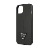 guess-saffiano-triangle-logo-case-etui-iphone-14-plus-czarny-stan-nowy