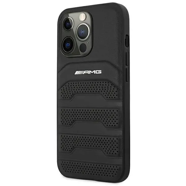 amg-debossed-lines-etui-iphone-14-pro-czarny