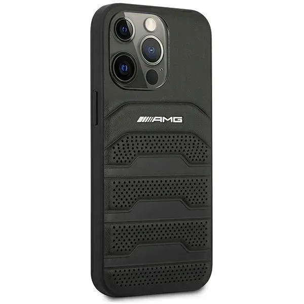 amg-debossed-lines-etui-iphone-14-pro-czarny