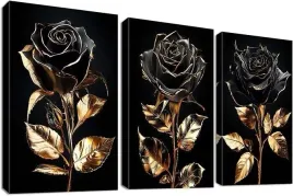 obraz-plakat-na-plotnie-w-ramie-dekoracja-scienna-40x60cm-wzor-roze-3szt