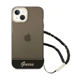 guess-translucent-pearl-strap-etui-iphone-14-czarny-stan-nowy