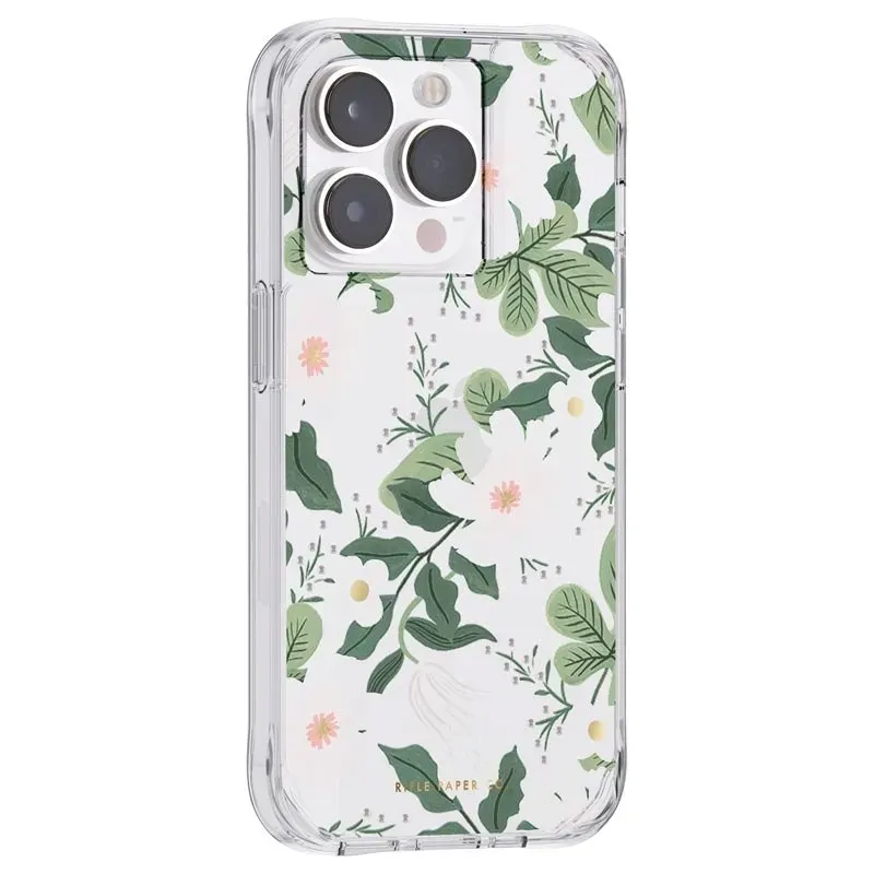 rifle-paper-clear-etui-iphone-14-pro-willow