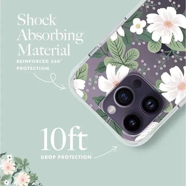rifle-paper-clear-etui-iphone-14-pro-willow-stan-nowy
