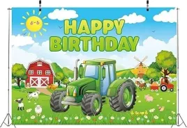 tlo-fotograficzne-baner-winylowy-farma-ciagnik-happy-birthday-24-x-18-m