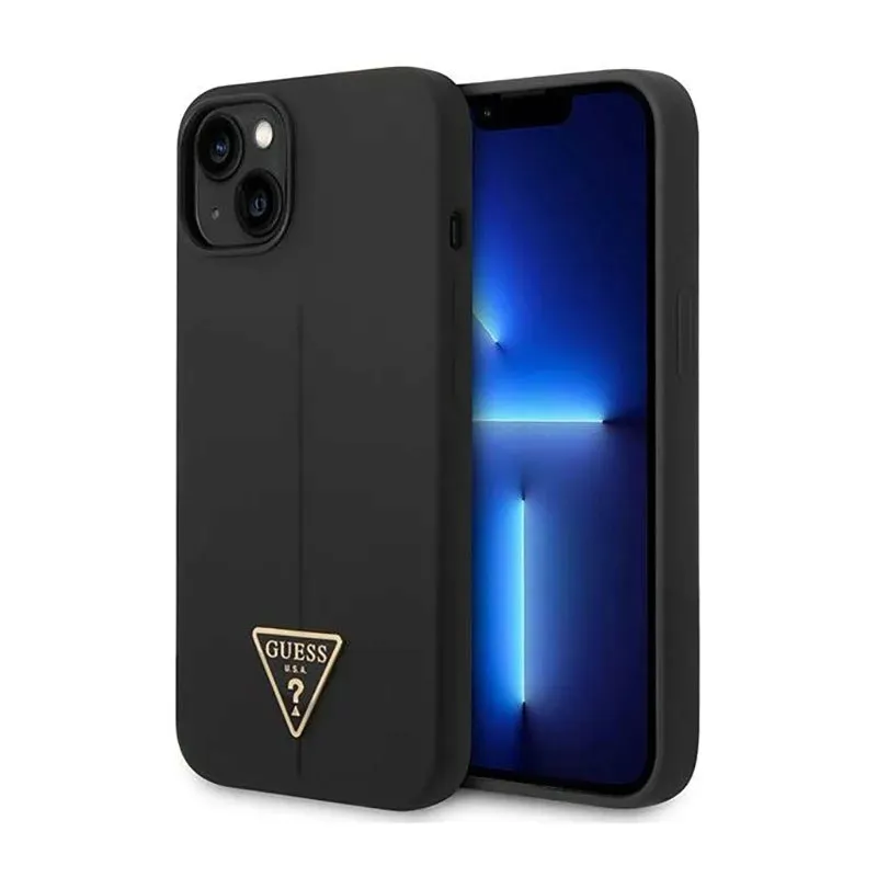 guess-silicone-triangle-logo-etui-iphone-14-plus-czarny-stan-nowy